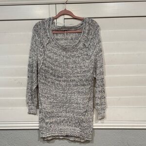 Free People Marled Gray Women's Sweater
